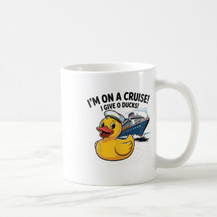 Taza De Café Camiseta Estoy De Crucero No Me Importa Una Mierda
