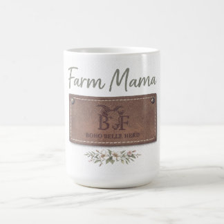 Taza De Café Camiseta Farm Mama