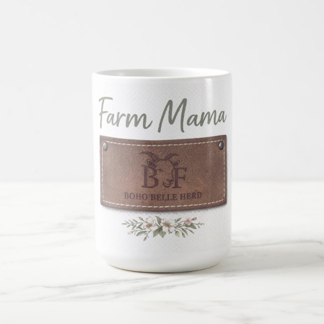 Taza De Café Camiseta Farm Mama (Centro)