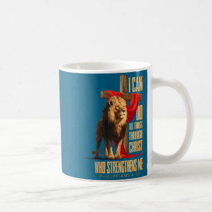 Taza De Café Camiseta Filipenses 4 13 Puedo Todo