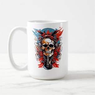 Taza De Café Camiseta Flamestorm estalla desde la sombra y el s