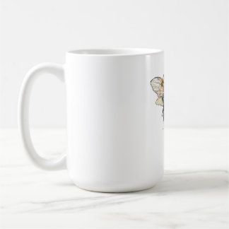 Taza De Café Camiseta Floral Abeja Flor Silvestre