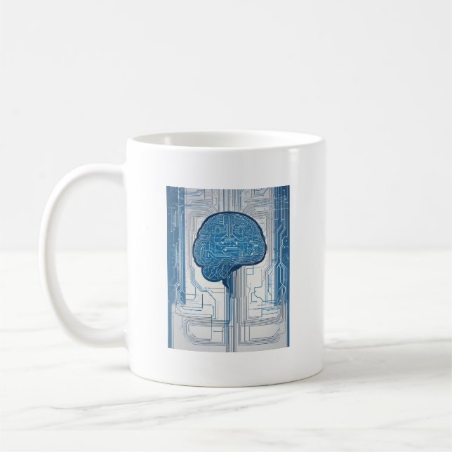 Taza De Café Camiseta Geométrica de Código de Desarrollador par (Izquierda)