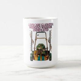 Taza De Café Camiseta Gladiador de Cuidado de Césped