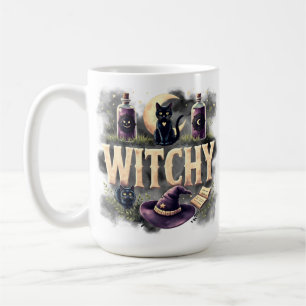 Taza De Café Camiseta gótica oscura de Halloween para mujeres c