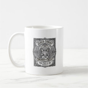 Taza De Café Camiseta Gráfica Cristiana Jesús Declutter Hogar L