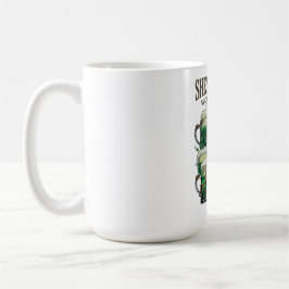 Taza De Café Camiseta Gráfica de Linterna con Brindis que Vale