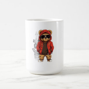 Taza De Café Camiseta gráfica de mujer ADOM "Cool Bear"