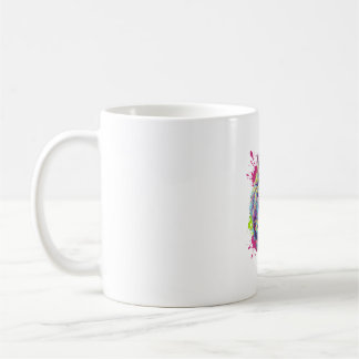 Taza De Café Camiseta gráfica divertida de arte de animal lindo