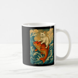Taza De Café Camiseta Gráfica Hombres Mujeres Gato Divertido Ko