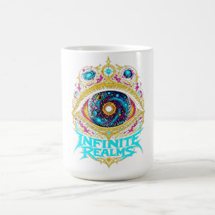 Taza De Café Camiseta gráfica Infinite Realms Cosmic Eye para h