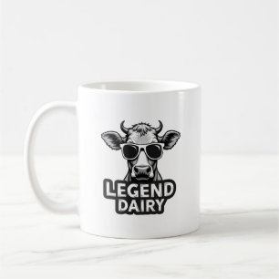 Taza De Café Camiseta gráfica legendaria de granja divertida lá