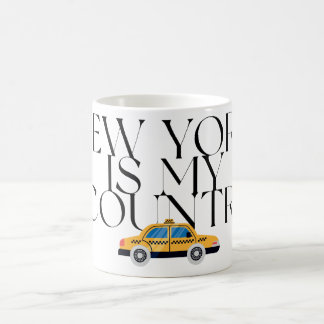 Taza De Café Camiseta Gráfica New York Es Mi País