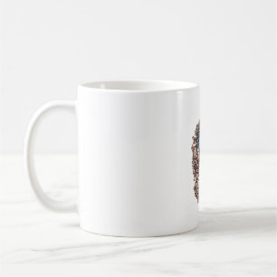Taza De Café Camiseta gráfica vectorial de apicultor patriota