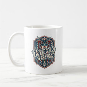 Taza De Café Camiseta gráfica vectorial de gospel country patri