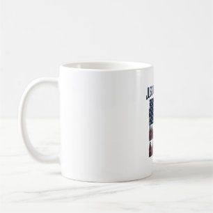 Taza De Café Camiseta gráfica vintage divertida bandera de bala