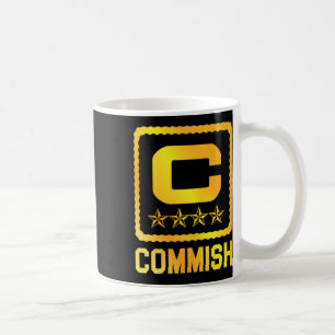Taza De Café Camiseta hombre Comisionado Fantasy Football Draft