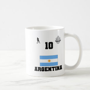 Taza De Café Camiseta infantil del equipo de fútbol de Argentin