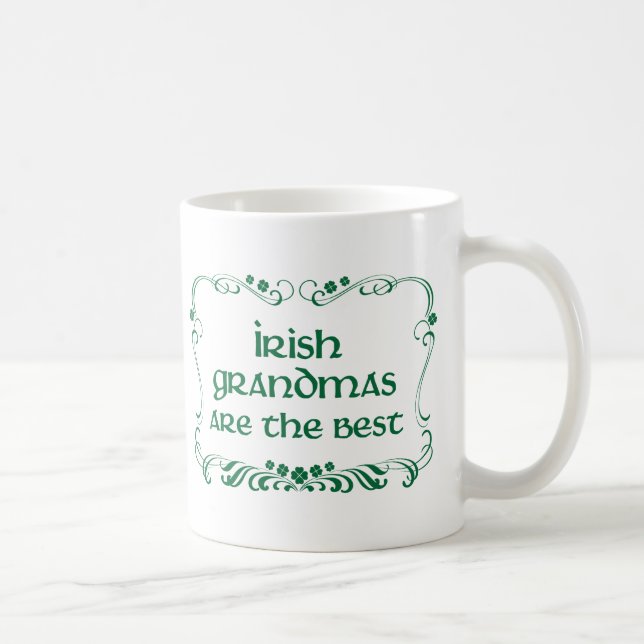 Taza De Café Camiseta irlandesa de la abuela (Derecha)