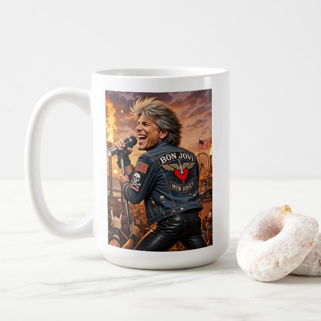 Taza De Café Camiseta JBJ FOREVER (Con donut)