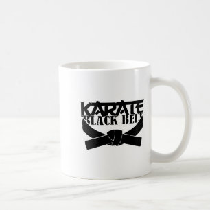 Taza De Café Camiseta Karate Cinturón Negro_1 