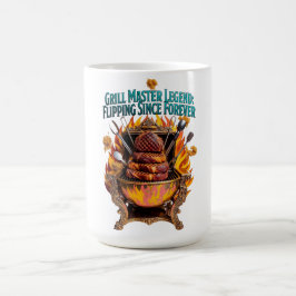 Taza De Café Camiseta Leyenda Maestro de la Parrilla 