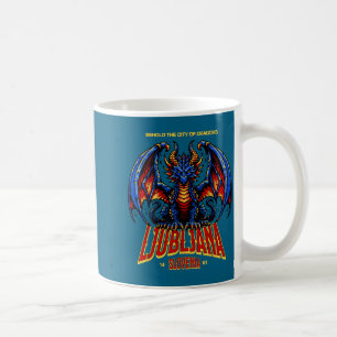 Taza De Café Camiseta Ljubljana Eslovenia Contemplar Ciudad Dra