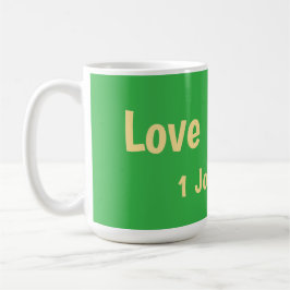 Taza De Café Camiseta Love is Greater than Fear