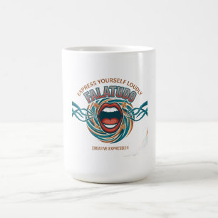 Taza De Café Camiseta Manga Larga Gráfica Falatudo