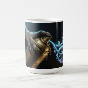 Taza De Café Camiseta Manga Larga Urban Art Spray Can
