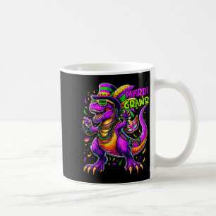 Taza De Café Camiseta Mardi Grawr Rex Dino Niño