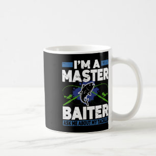 Taza De Café Camiseta Master Iter Divertida Pesca Pescador Pez 
