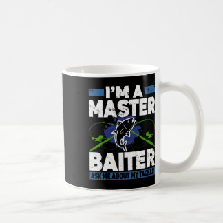 Taza De Café Camiseta Master Iter Divertida Pesca Pescador Pez
