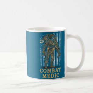 Taza De Café Camiseta Médico de Combate 68w Veterano Doc