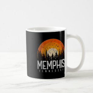 Taza De Café Camiseta Memphis Tennessee Tn Retro Estilo Vintage