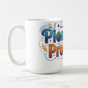 Taza De Café Camiseta Motivacional de Avance Pionero