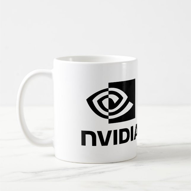 Taza De Café camiseta NVIDIA (Izquierda)