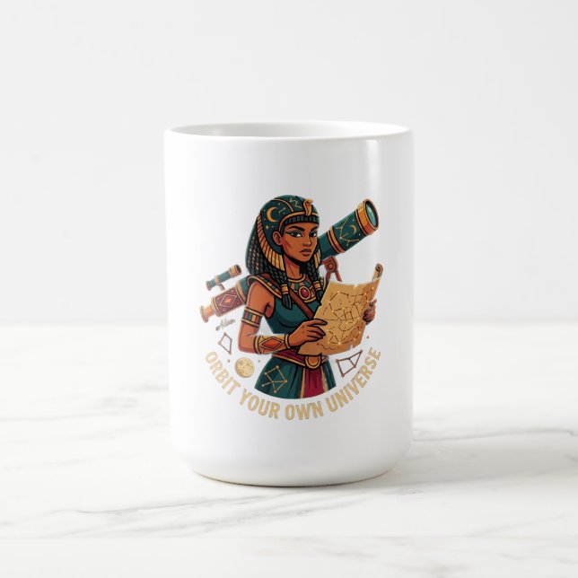 Taza De Café Camiseta Orbita Tu Propio Universo (Centro)