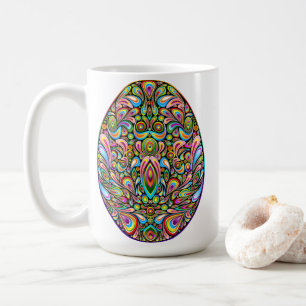 Taza De Café Camiseta Orgánica para Niños con Diseño Psicodélic