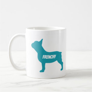 Taza De Café Camiseta Papá Perro Francés