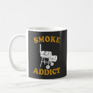 Taza De Café Camiseta para fumadores de carne de adicto a la ba