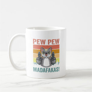 Taza De Café Camiseta Pew Madafakas