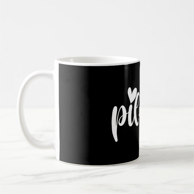 Taza De Café Camiseta PILATES (Izquierda)