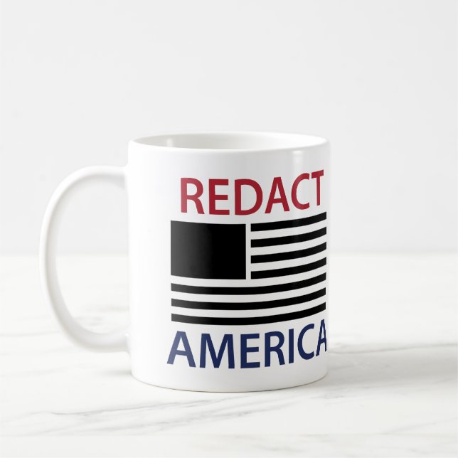 Taza De Café Camiseta REDACT AMERICA (Izquierda)