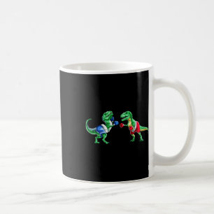 Taza De Café Camiseta Regalo Guantes de Boxeo de Dinosaurios pa