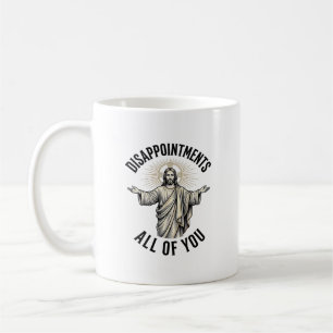 Taza De Café Camiseta Religiosa Vintage De Desilusiones Todos U