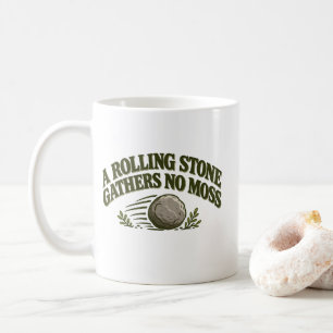 Taza De Café Camiseta Rolling Stone Gatherers No Moss 