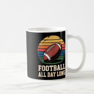 Taza De Café Camiseta sin mangas de fútbol todo el día estilo v