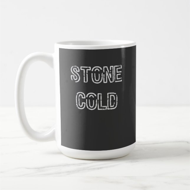 Taza De Café Camiseta Stone Cold (Izquierda)
