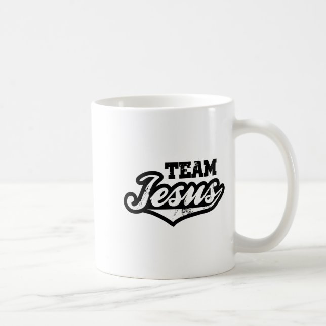 Taza De Café Camiseta Team Jesus  (Derecha)